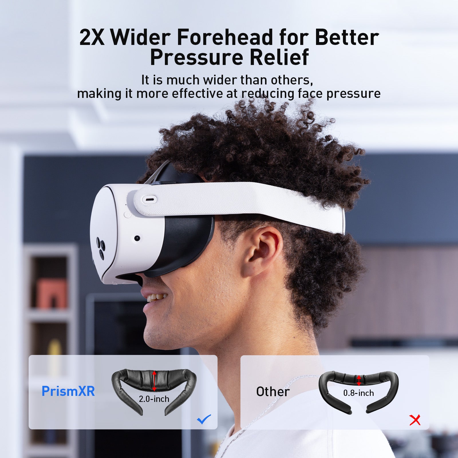 Facial Interface, Face Pad Compatible with Meta Quest 3S