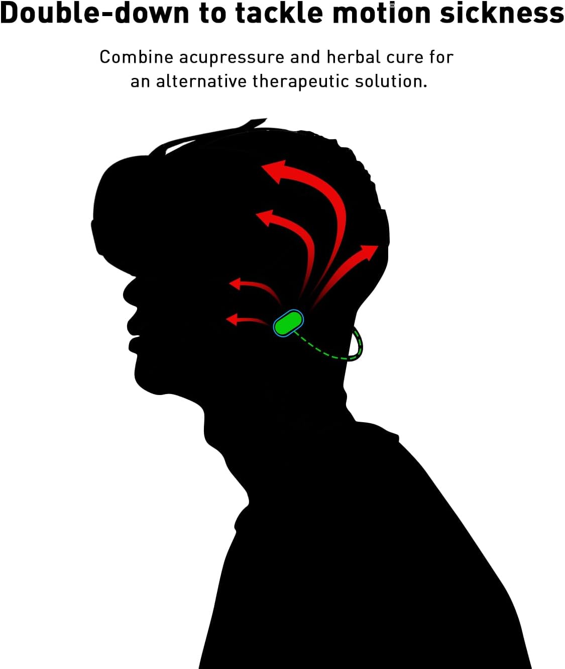 Polaris A1 VR Motion Sickness Relief(MSR) Headband